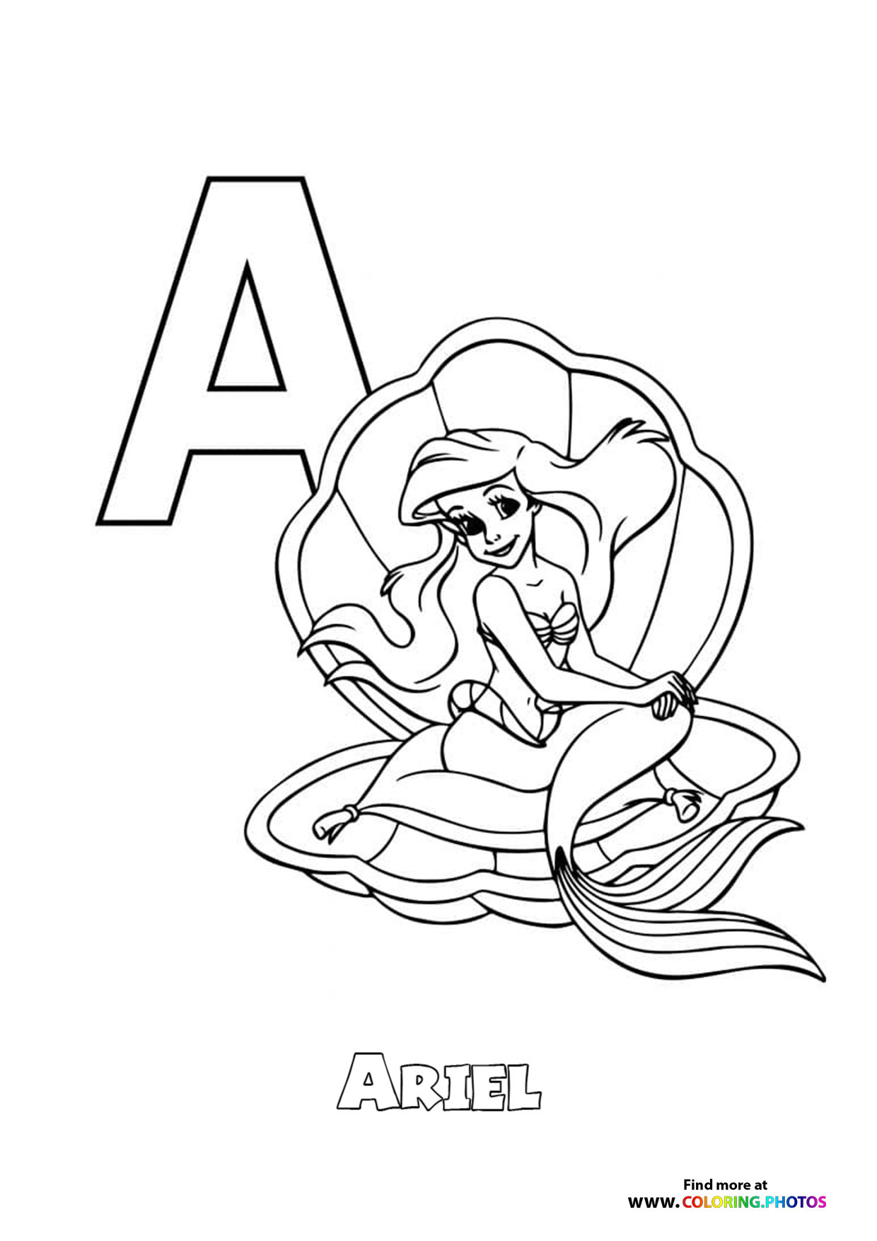 Disney Abc Letters Coloring Pages | Free And Easy Print Or Download in Disney Printable Alphabet Letters