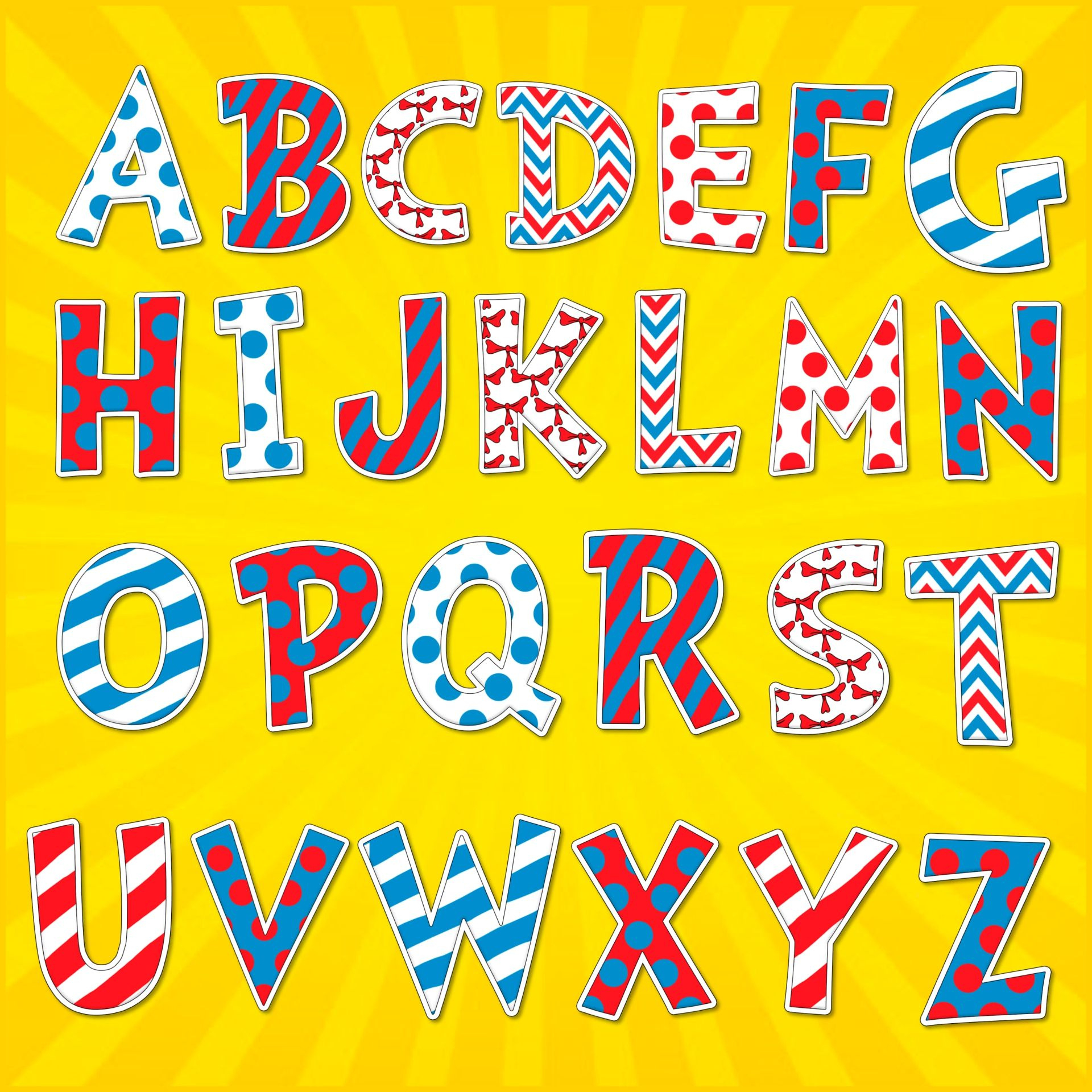 Dr. Seuss Alphabet - 10 Free Pdf Printables | Printablee intended for Dr Seuss Printable Alphabet Letters