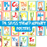 Dr Seuss Alphabet Posters Learn Your Abc'S Alphabet Learning Signs Within Dr Seuss Printable Alphabet Letters