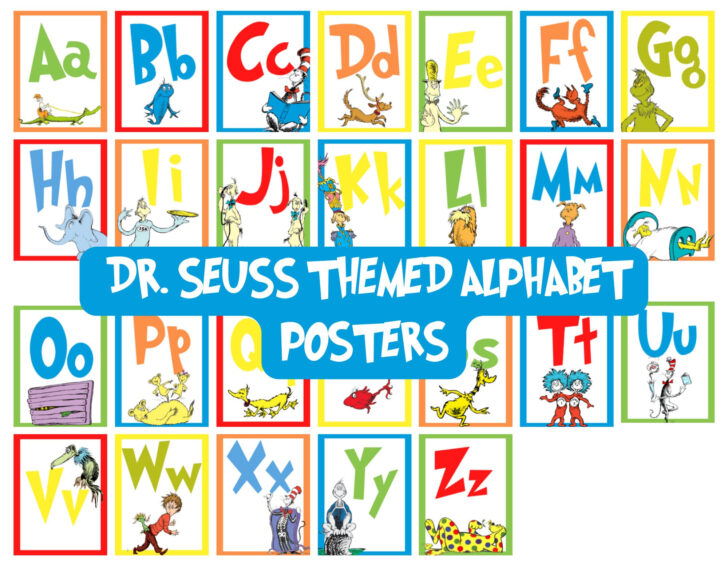 Dr Seuss Printable Alphabet Letters