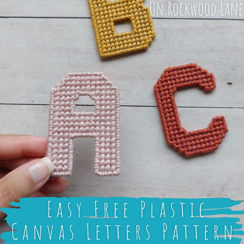 Easy Plastic Canvas Alphabet – Free Pattern regarding Free Printable Plastic Canvas Alphabet Patterns