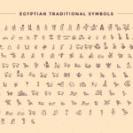 Egyptian Hieroglyphics Alphabet Digital Design Editable Within Egyptian Hieroglyphs Alphabet Printable