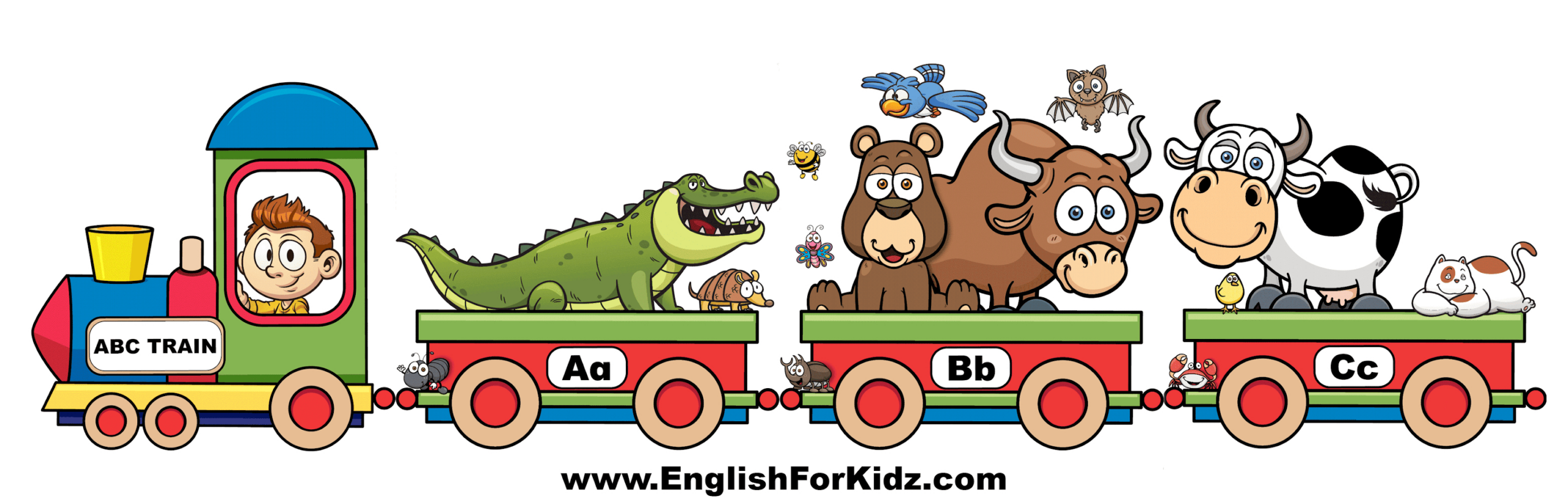 English For Kids Stepstep: Abc Train - Classroom Decoration throughout Alphabet Train Letters Printable