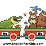 English For Kids Stepstep: Abc Train   Classroom Decoration With Kindergarten Alphabet Train Printable