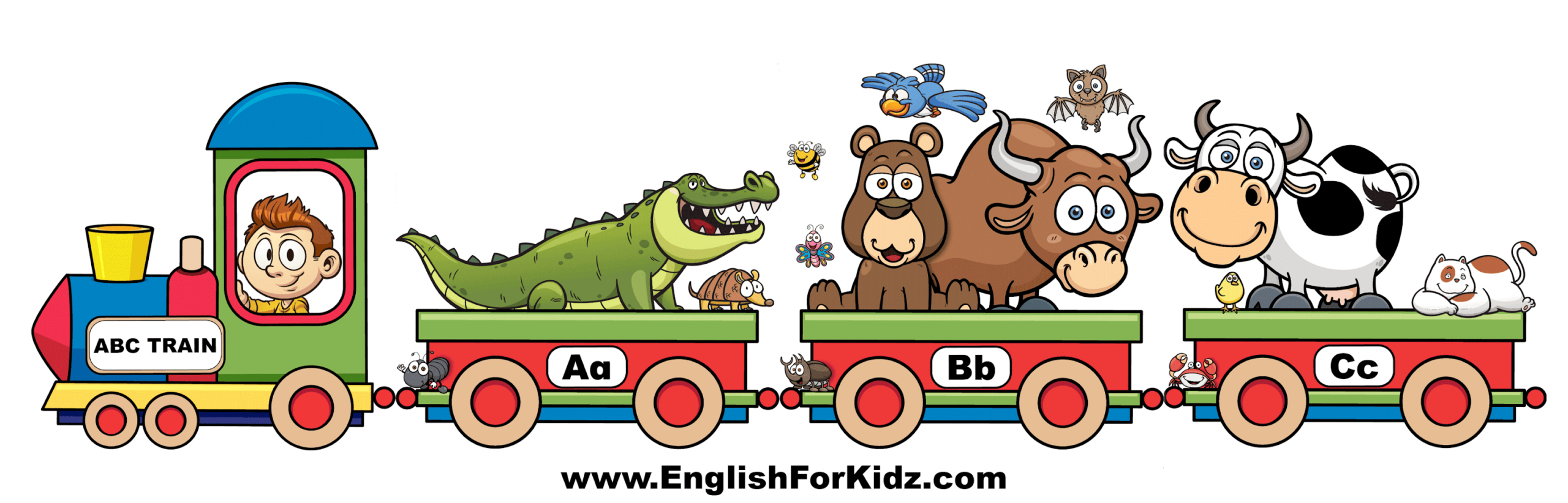 English For Kids Stepstep: Abc Train - Classroom Decoration with Kindergarten Alphabet Train Printable