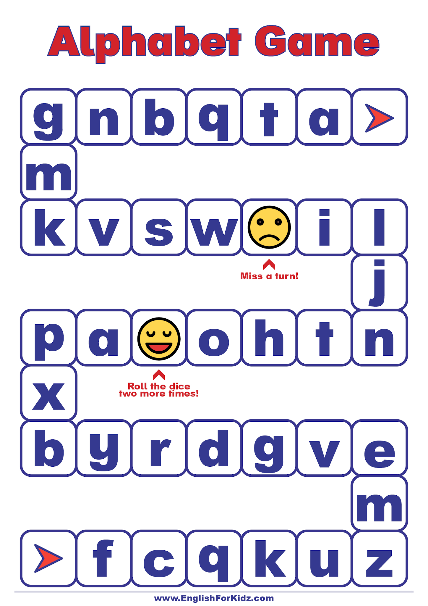 English For Kids Stepstep: Alphabet Games And Activities for Printable Alphabet Games For Kindergarten