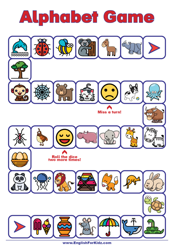 Alphabet Games For Kids Printable