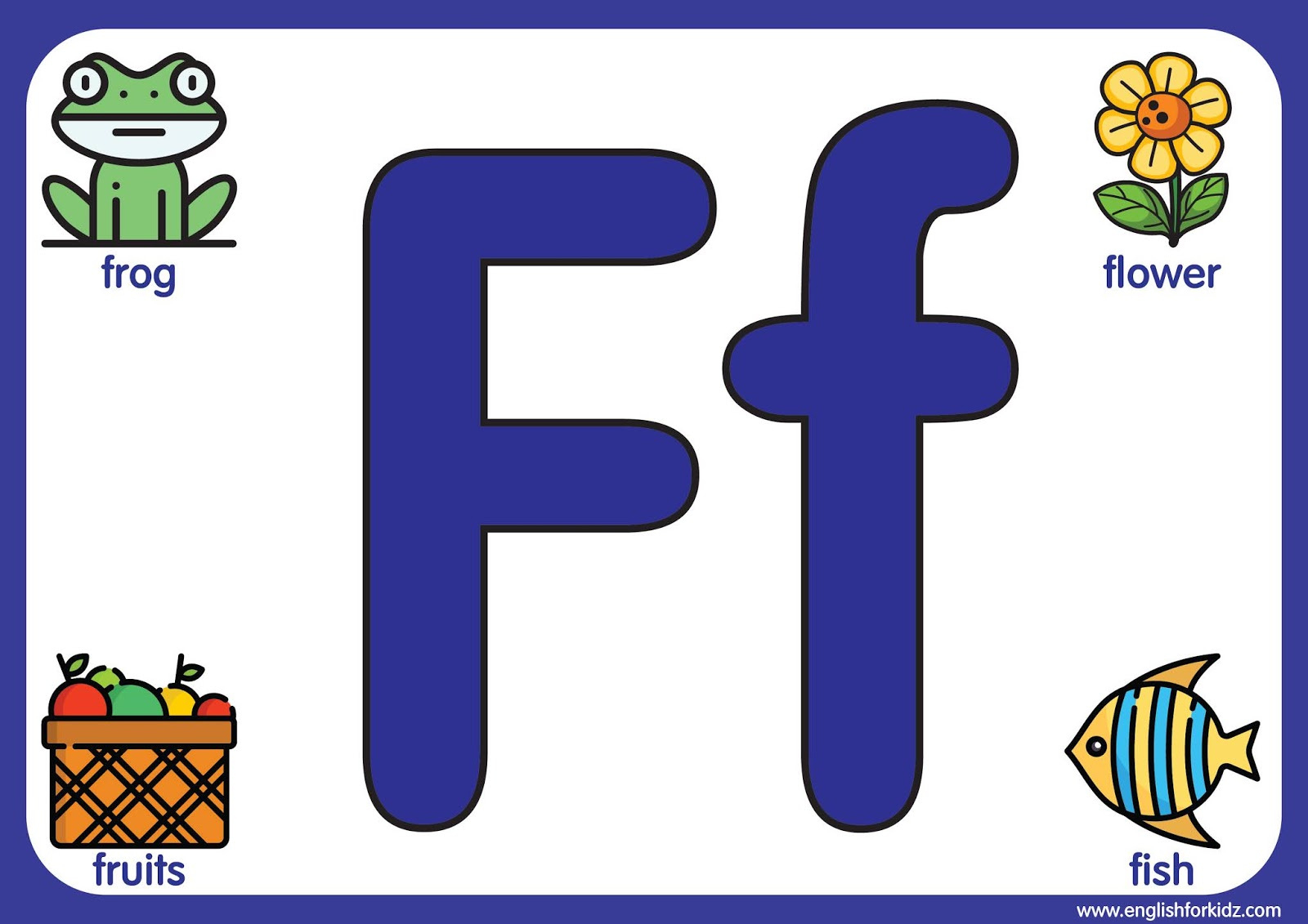 English For Kids Stepstep: Big Printable Alphabet Letters (F To J) pertaining to Large Printable Alphabet Letters with Pictures
