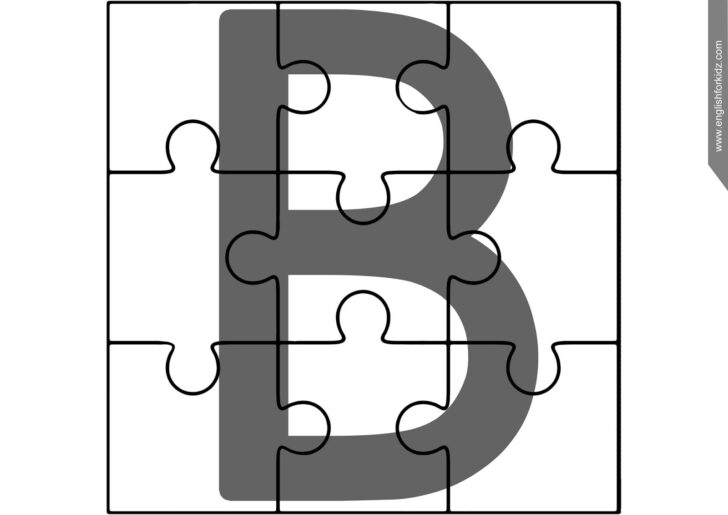 Alphabet Jigsaw Puzzle Printable