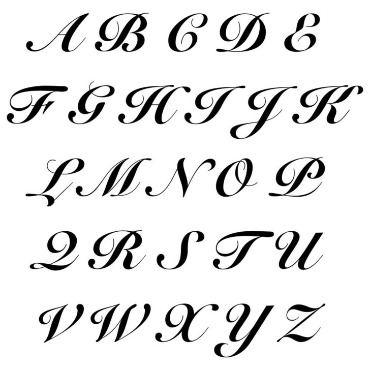 Printable Fancy Alphabet Letters