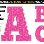 Fashion Doll Alphabet Fashion Doll Font Png Fashion Doll Letters With Printable Barbie Alphabet Letters