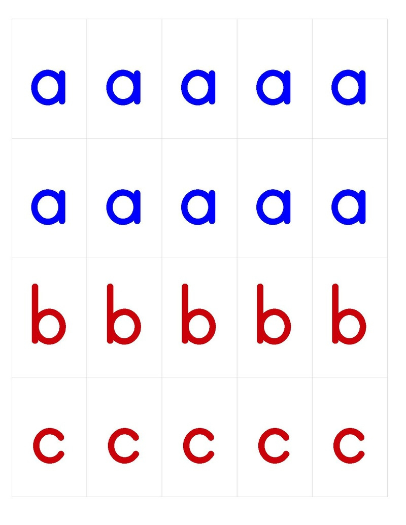 File:movable Alphabet - Print.pdf - Montessori Album within Printable Moveable Alphabet Free