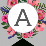 Floral Alphabet Banner Letters Free Printable   Paper Trail Design Pertaining To Printable Single Individual Alphabet Letters