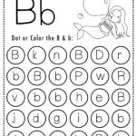 Free Alphabet Do A Dot Printables Worksheets   Letter B (Mermaid Inside Do A Dot Alphabet Printable Free