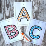 Free Alphabet Dot Marker Printable {Instant Download} Pertaining To Alphabet Dot Marker Printable