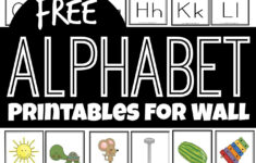 Free Alphabet Flashcards And Printables For Wall pertaining to Printable Alphabet For Classroom Wall