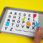 Free Alphabet Magnet Match   The Kindergarten Connection With Regard To Alphabet Magnet Match Printable