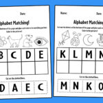 Free Alphabet Matching A Z Worksheets For Preschool ⋆ The For Free Printable Alphabet Matching Worksheets