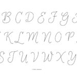 Free Alphabet Pattern For Monogram Embroidery Intended For Free Printable Monogram Alphabet Letters