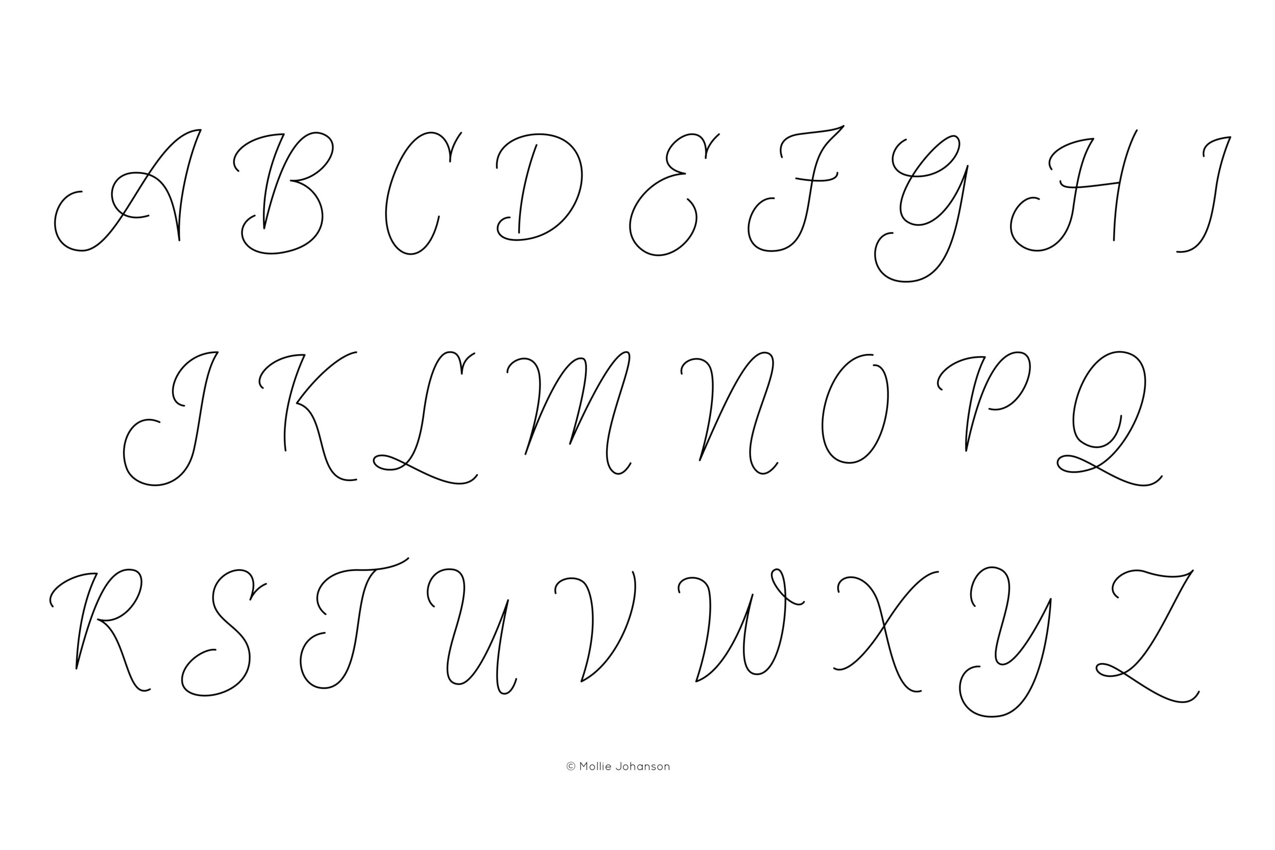 Free Alphabet Pattern For Monogram Embroidery pertaining to Free Printable Alphabet Letters For Embroidery