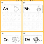 Free Alphabet Tracing Worksheets | Little Dots Education For Alphabet Handwriting Worksheets A To Z Free Printable