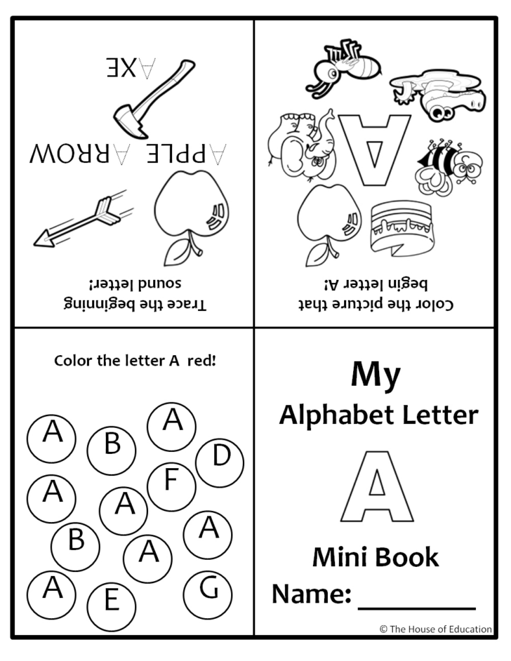 Alphabet Mini Book Printable