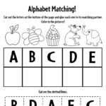 Free Alphabet Worksheets For Preschool! ⋆ The Hollydog Blog Pertaining To Free Printable Alphabet Matching Worksheets