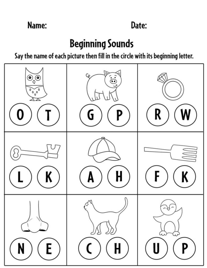 Alphabet For Pre K Printable