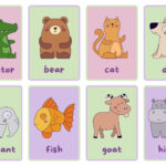 Free Animal Flashcards To Customize And Print | Canva Intended For Free Printable Animal Alphabet Flash Cards