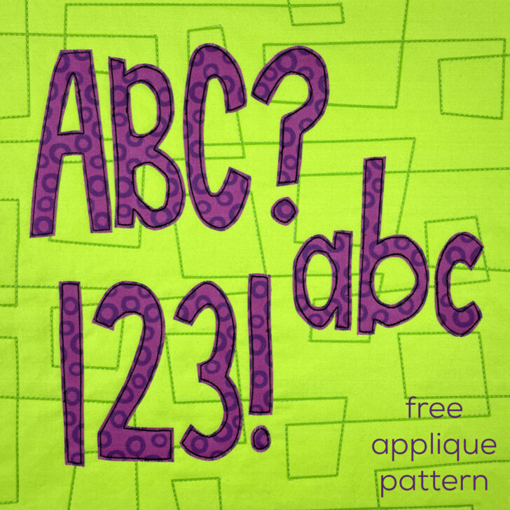 Free Printable Alphabet Templates For Applique