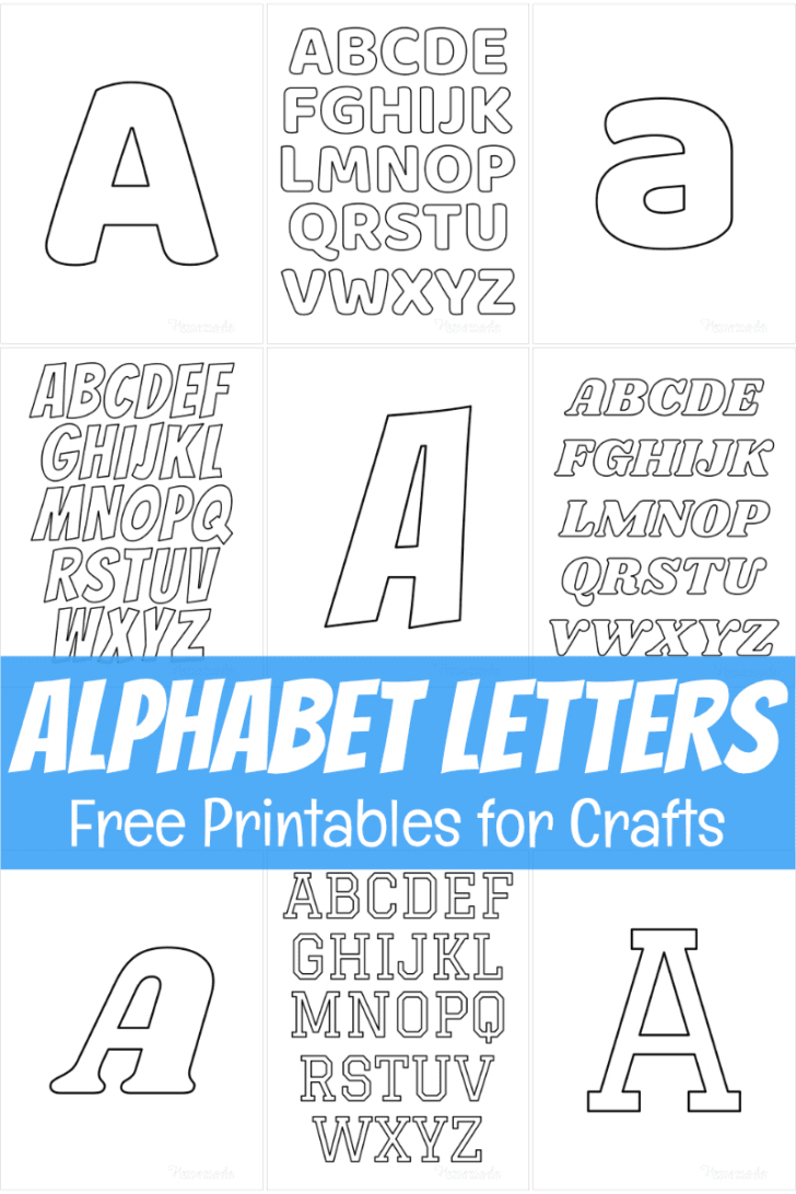 Printable Alphabet Templates For Sewing