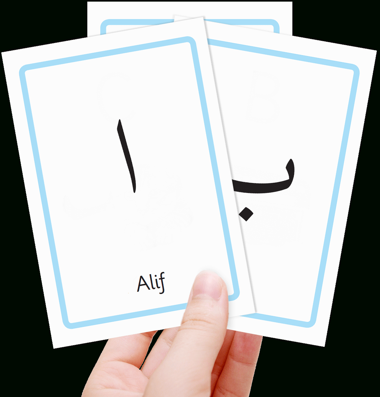 Free Arabic Alphabet Flashcards For Kids - Totcards with Printable Arabic Alphabet Flash Cards