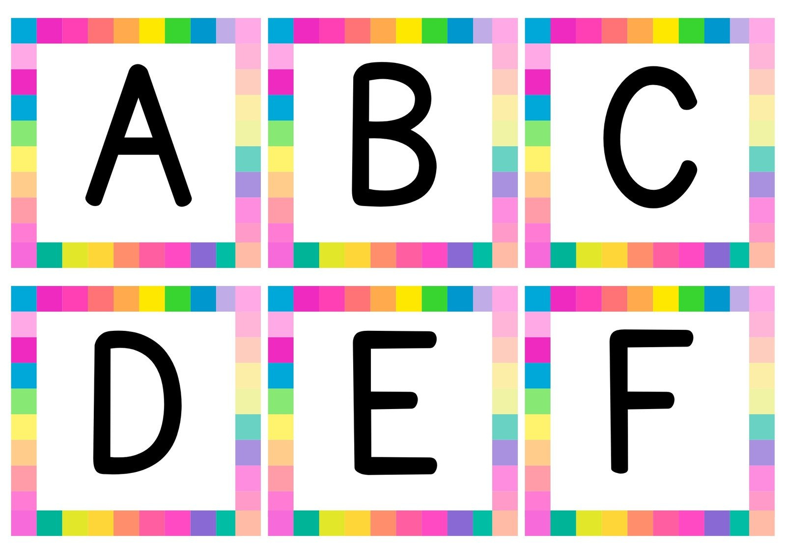 Free Customizable Alphabet Flashcard Templates | Canva for Alphabet Free Printable Flash Cards