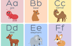 Free Customizable Alphabet Flashcard Templates | Canva for Free Printable Alphabet Wall Cards