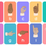 Free Customizable Alphabet Flashcard Templates | Canva For Free Printable Sign Language Alphabet Flash Cards