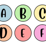 Free Customizable Alphabet Flashcard Templates | Canva In Alphabet In Circles Printable