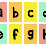 Free Customizable Alphabet Flashcard Templates | Canva In Printable Alphabet Flash Cards Upper And Lower Case