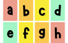 Free Customizable Alphabet Flashcard Templates | Canva pertaining to Individual Colorful Alphabet Letters Printable Free