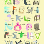 Free, Cute And Educational Animal Alphabet Printables   Tulamama Throughout Alphabet With Animals Printable