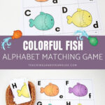 Free} Fish Alphabet Printable Activity Throughout Free Alphabet Fish Printable