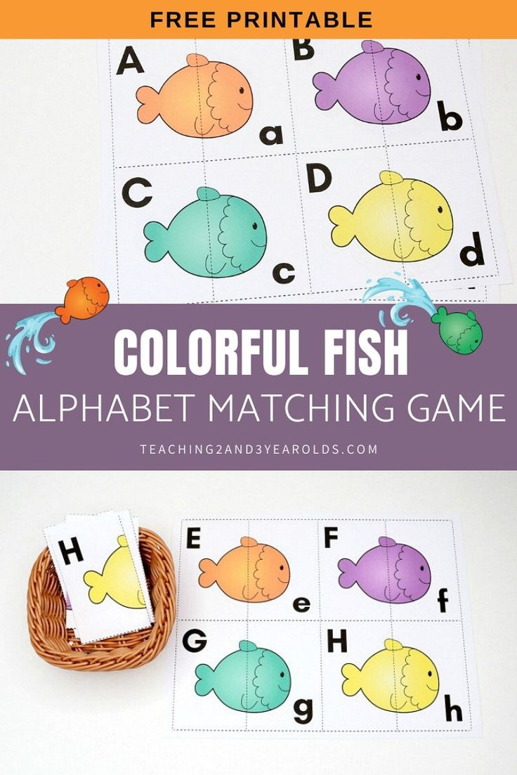 Free} Fish Alphabet Printable Activity throughout Free Alphabet Fish Printable