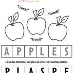 Free Food Theme Letter Matching Worksheets! Throughout Printable Alphabet Matching Worksheets