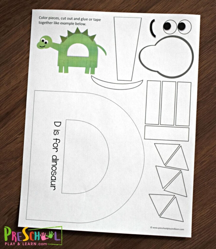 Alphabet Crafts For Preschoolers Printable