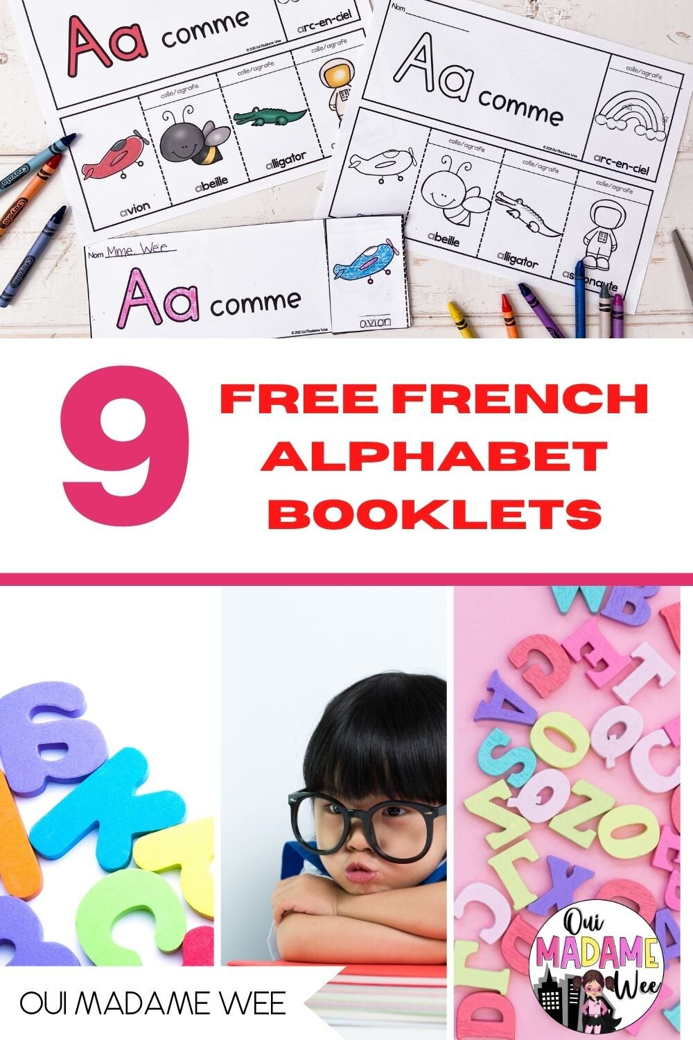 Free French Alphabet Printables: 6 Ways To Teach French — Breyen Wee for French Alphabet Worksheets Printable