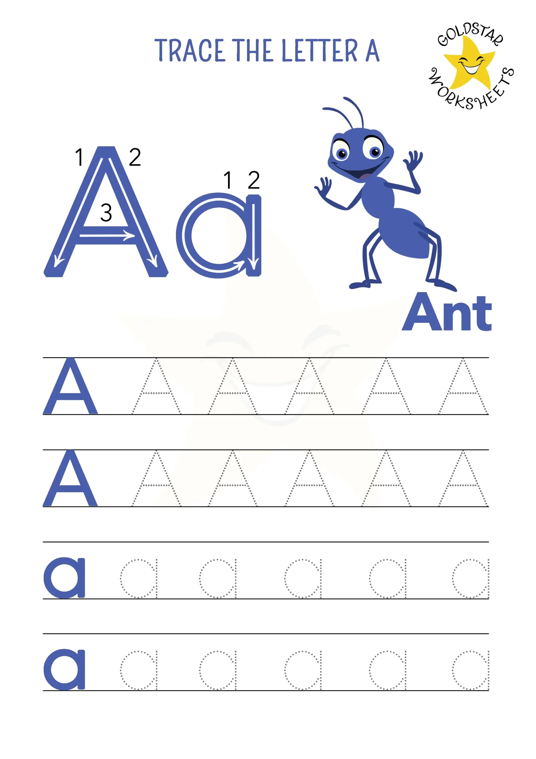 Free &amp;amp; Fun Letter Tracing Worksheets – Cute And Colorful! in Free Printable Preschool Alphabet Tracing Worksheets