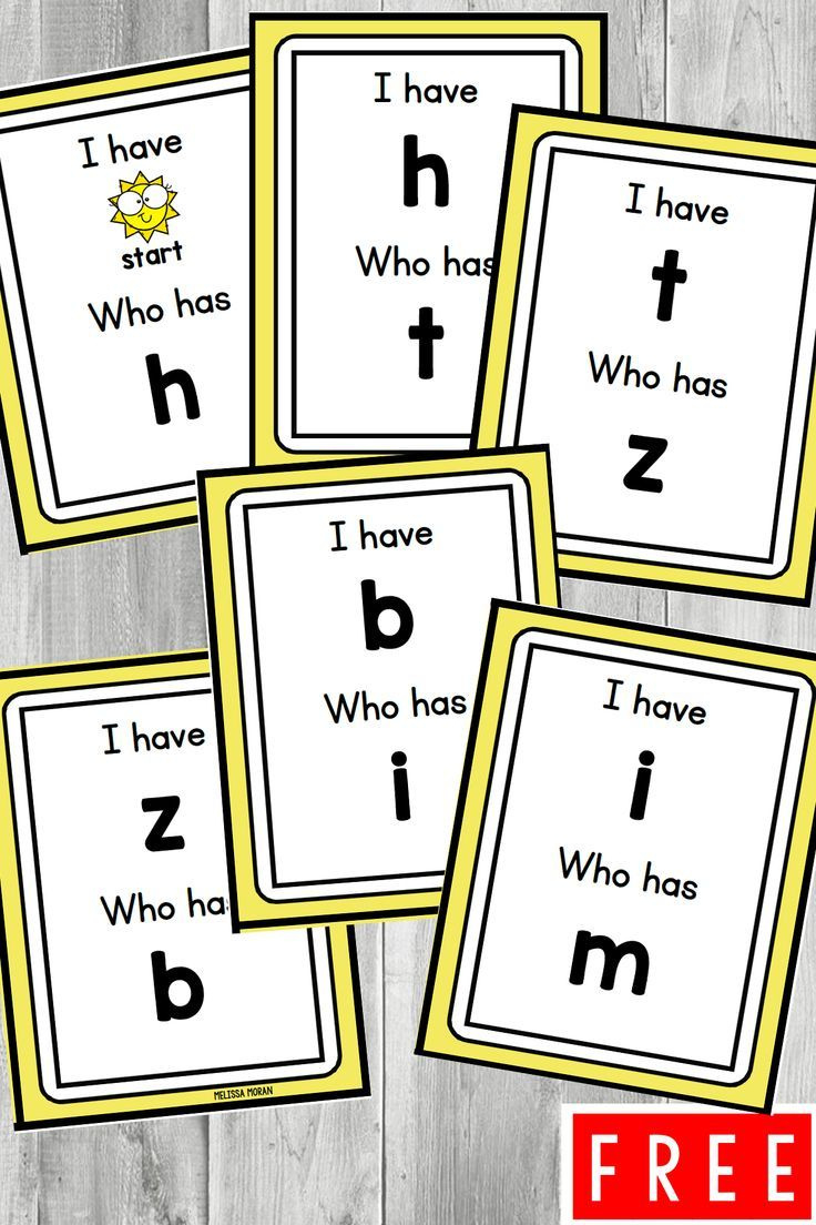 Free I Have Who Has Alphabet with regard to I Have Who Has Alphabet Game Free Printable