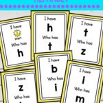 Free I Have Who Has Alphabet With Regard To I Have Who Has Alphabet Game Free Printable