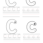 Free Kindergarten Letter C Worksheets Printable Pdf Within Printable Alphabet Letters C