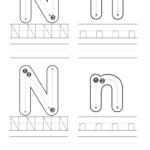 Free Kindergarten Letter N Worksheets Printable Pdf In Printable Alphabet Letter N