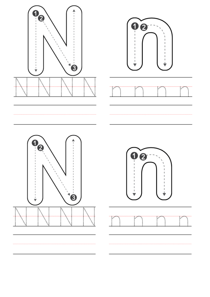 Printable Alphabet Letter N